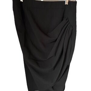Helmut Lang Made In The USA Asymmetrical Layered Skirt Size 4‎ Career Minimalist